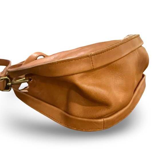Madewell Sydney Leather Crossbody Bag Burnished Caramel Convertible - Picture 6 of 12